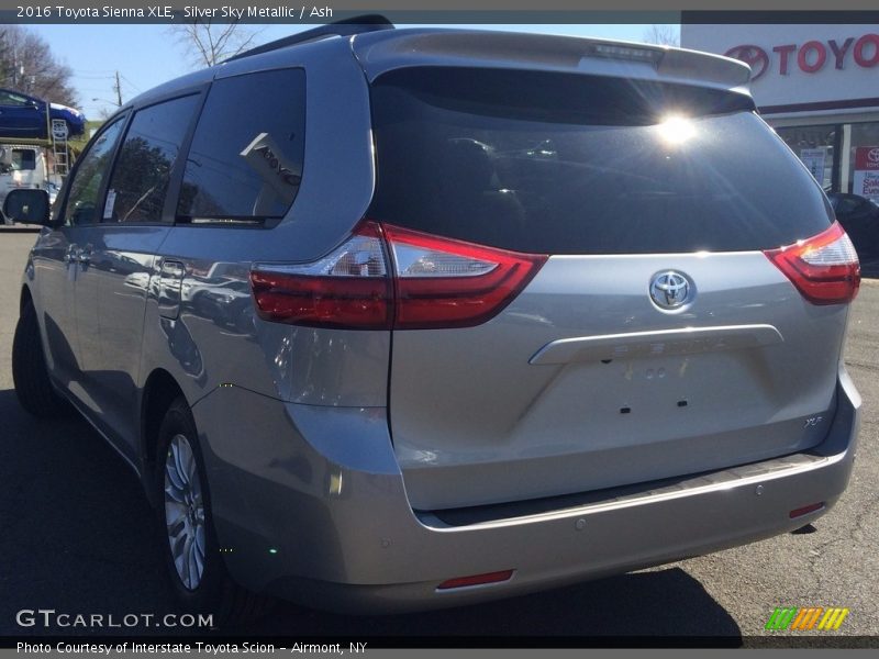 Silver Sky Metallic / Ash 2016 Toyota Sienna XLE