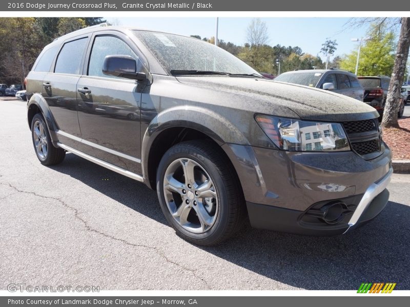 Granite Crystal Metallic / Black 2016 Dodge Journey Crossroad Plus