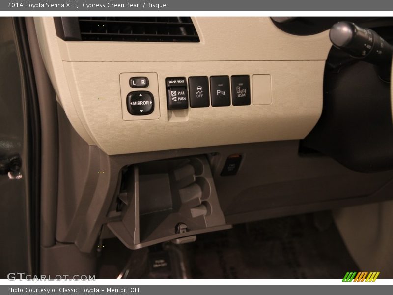 Cypress Green Pearl / Bisque 2014 Toyota Sienna XLE