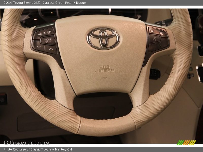 Cypress Green Pearl / Bisque 2014 Toyota Sienna XLE