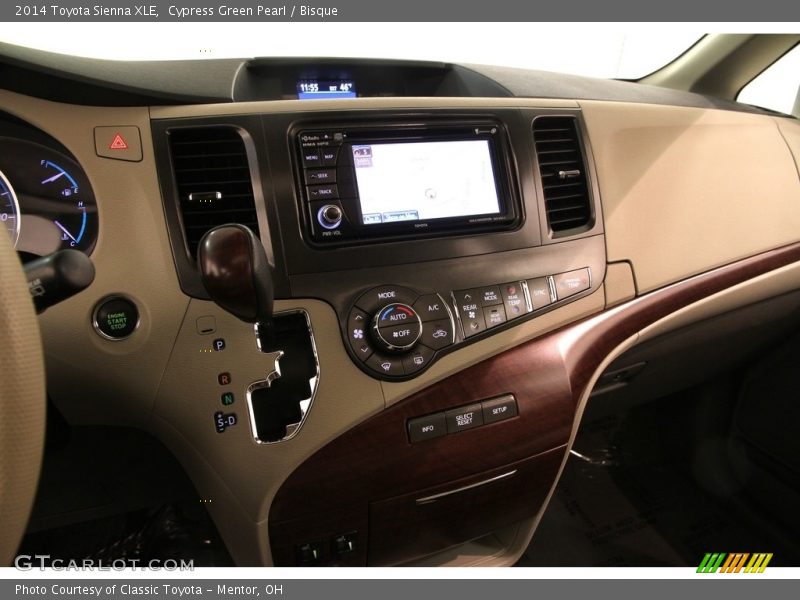 Cypress Green Pearl / Bisque 2014 Toyota Sienna XLE