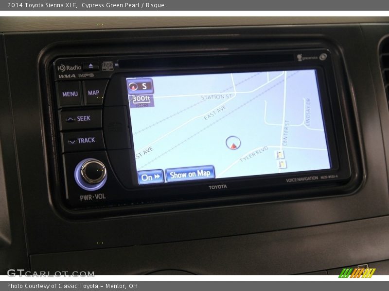 Cypress Green Pearl / Bisque 2014 Toyota Sienna XLE