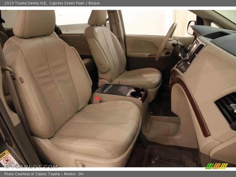 Cypress Green Pearl / Bisque 2014 Toyota Sienna XLE