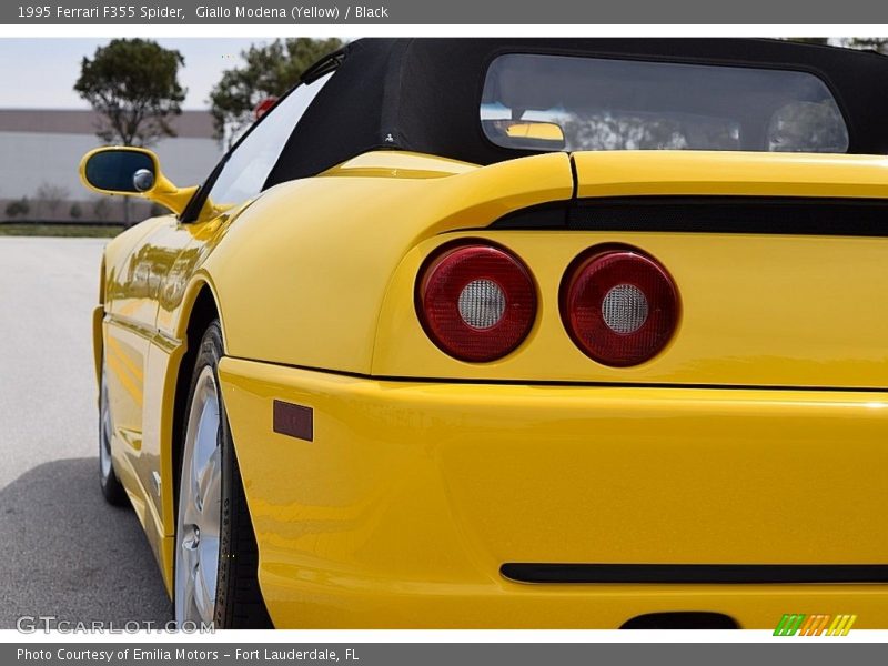 Giallo Modena (Yellow) / Black 1995 Ferrari F355 Spider