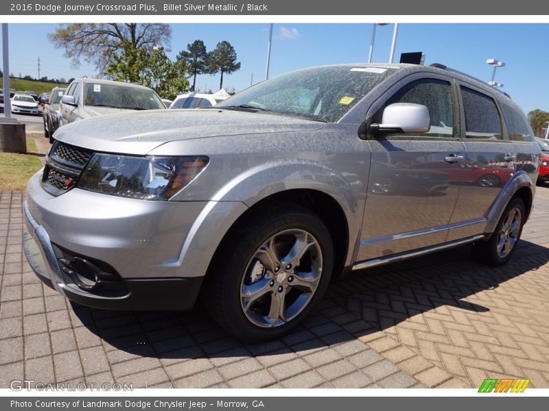 Billet Silver Metallic / Black 2016 Dodge Journey Crossroad Plus