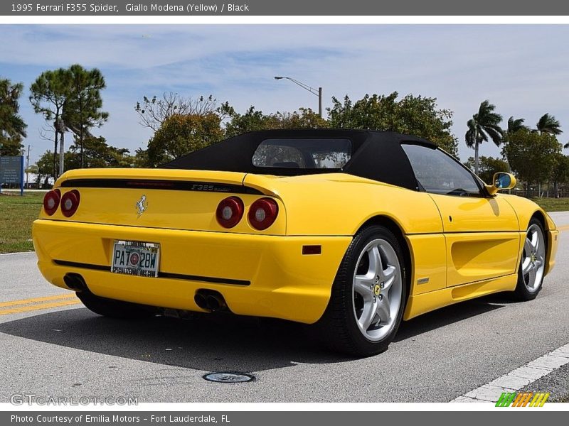 Giallo Modena (Yellow) / Black 1995 Ferrari F355 Spider