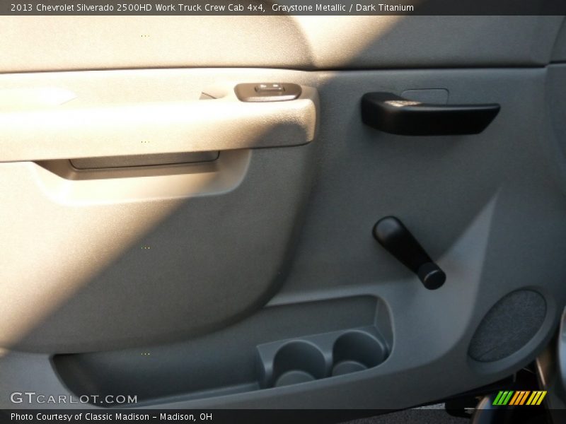 Graystone Metallic / Dark Titanium 2013 Chevrolet Silverado 2500HD Work Truck Crew Cab 4x4