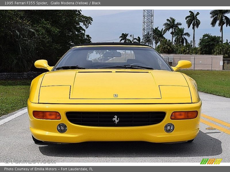 Giallo Modena (Yellow) / Black 1995 Ferrari F355 Spider