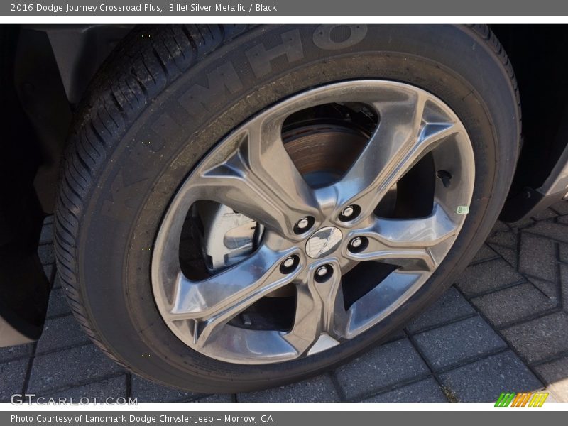 Billet Silver Metallic / Black 2016 Dodge Journey Crossroad Plus