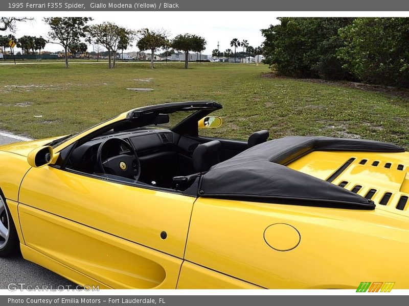 Giallo Modena (Yellow) / Black 1995 Ferrari F355 Spider
