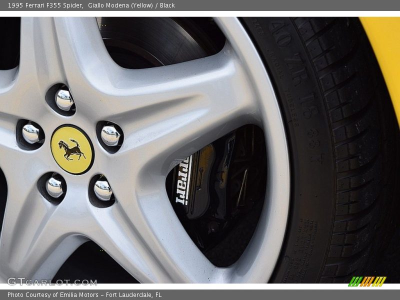 Giallo Modena (Yellow) / Black 1995 Ferrari F355 Spider