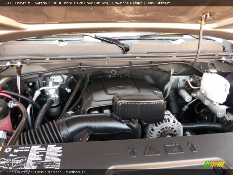 Graystone Metallic / Dark Titanium 2013 Chevrolet Silverado 2500HD Work Truck Crew Cab 4x4