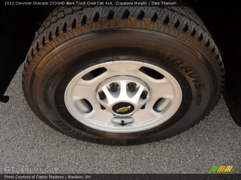Graystone Metallic / Dark Titanium 2013 Chevrolet Silverado 2500HD Work Truck Crew Cab 4x4