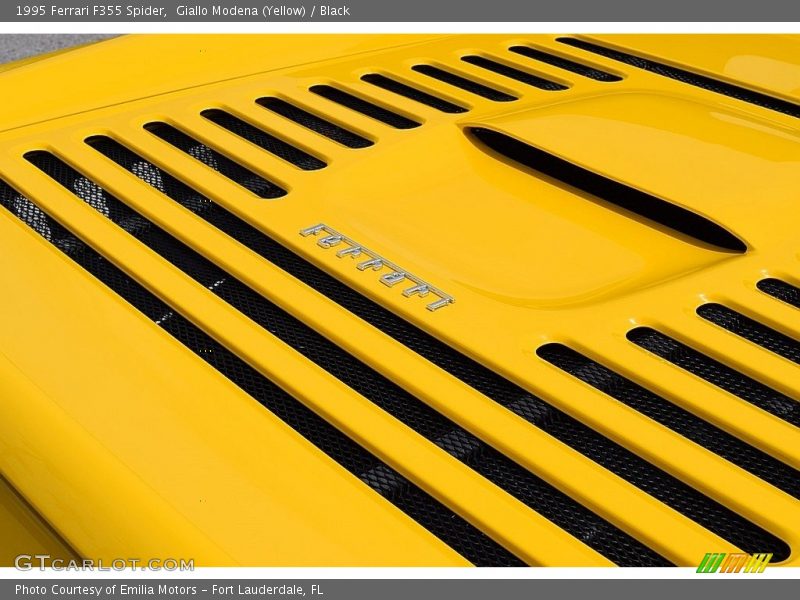 Giallo Modena (Yellow) / Black 1995 Ferrari F355 Spider