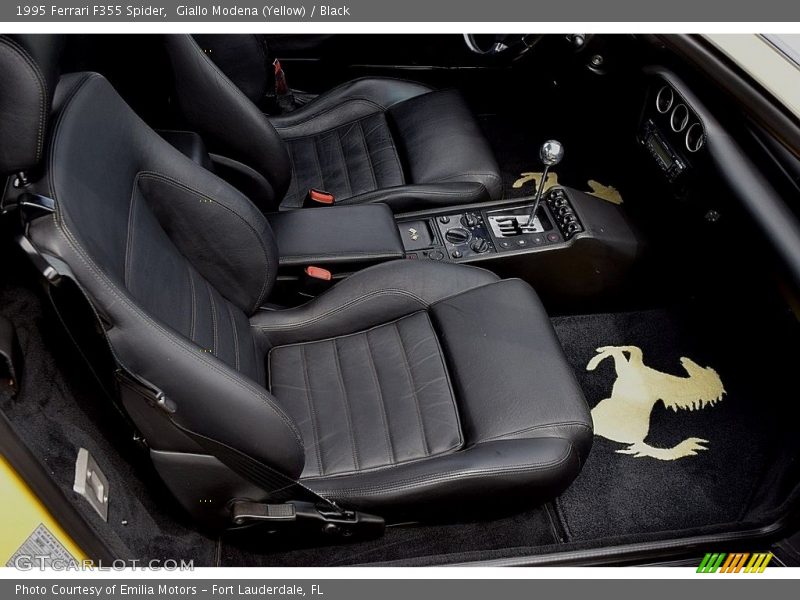 Giallo Modena (Yellow) / Black 1995 Ferrari F355 Spider