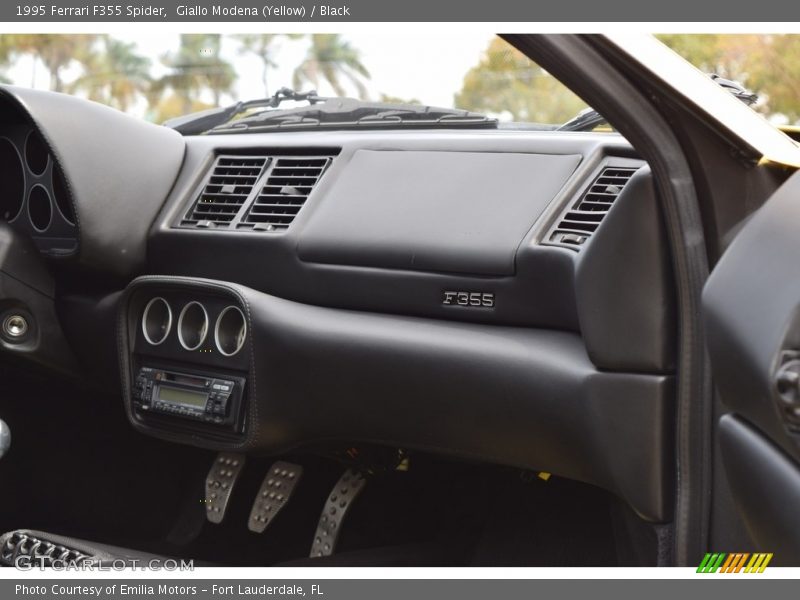 Giallo Modena (Yellow) / Black 1995 Ferrari F355 Spider