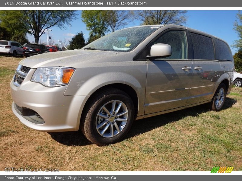 Cashmere/Sandstone Pearl / Black/Sandstorm 2016 Dodge Grand Caravan SXT
