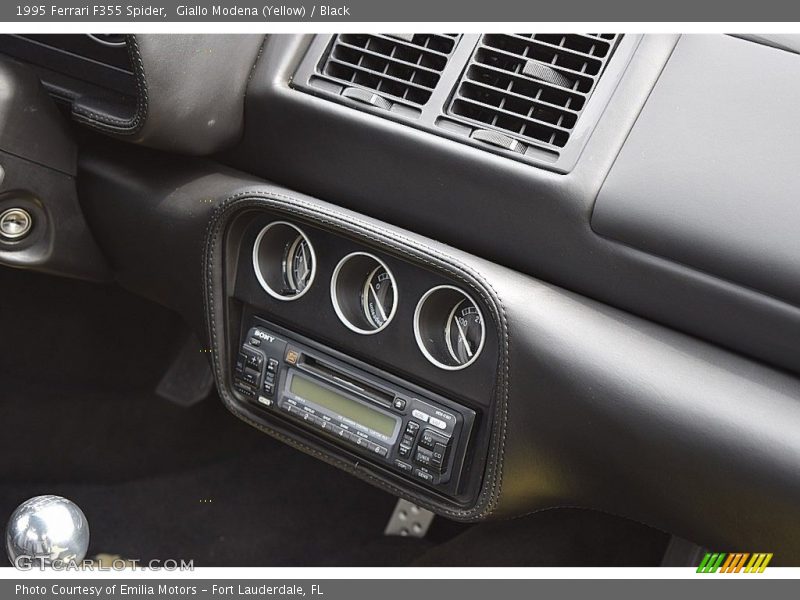 Giallo Modena (Yellow) / Black 1995 Ferrari F355 Spider