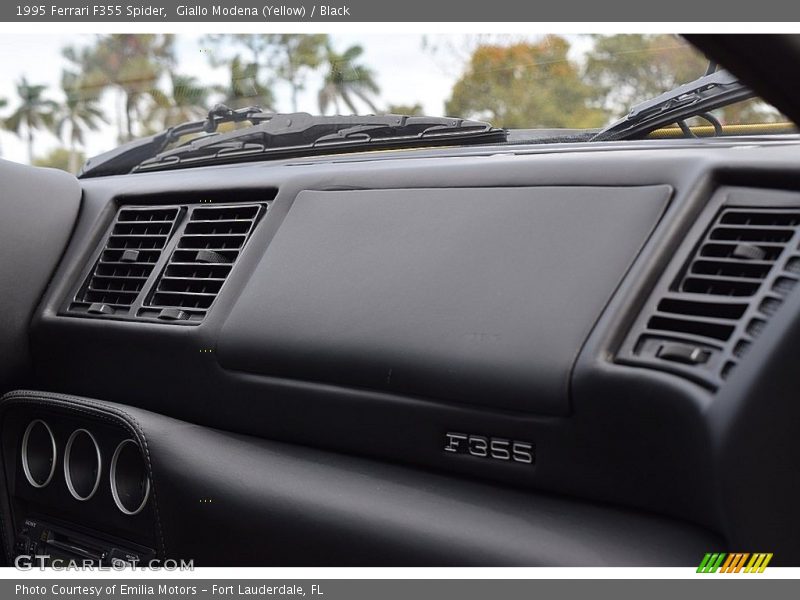 Giallo Modena (Yellow) / Black 1995 Ferrari F355 Spider
