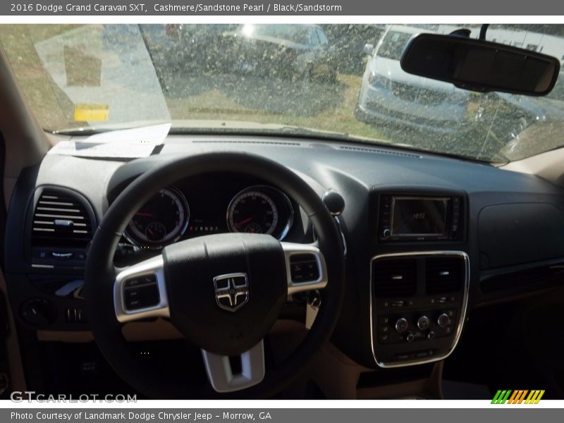 Cashmere/Sandstone Pearl / Black/Sandstorm 2016 Dodge Grand Caravan SXT