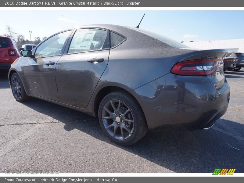 Granite Crystal Metallic / Black/Light Tungsten 2016 Dodge Dart SXT Rallye