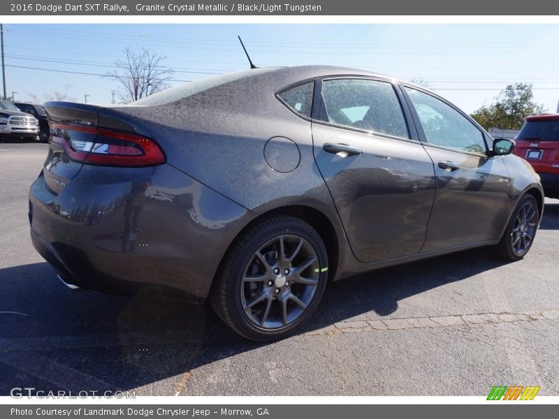 Granite Crystal Metallic / Black/Light Tungsten 2016 Dodge Dart SXT Rallye