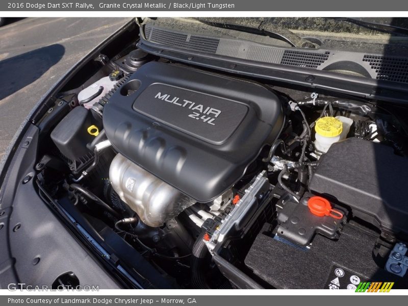 Granite Crystal Metallic / Black/Light Tungsten 2016 Dodge Dart SXT Rallye