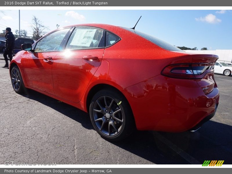 TorRed / Black/Light Tungsten 2016 Dodge Dart SXT Rallye