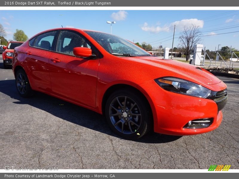 TorRed / Black/Light Tungsten 2016 Dodge Dart SXT Rallye