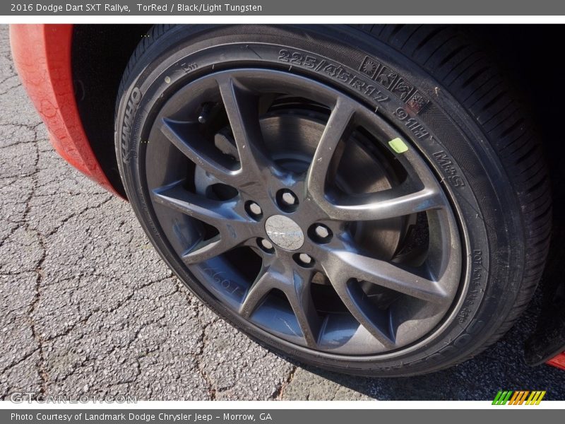 TorRed / Black/Light Tungsten 2016 Dodge Dart SXT Rallye