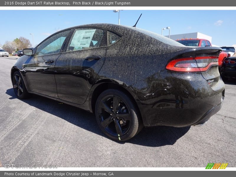 Pitch Black / Black/Light Tungsten 2016 Dodge Dart SXT Rallye Blacktop