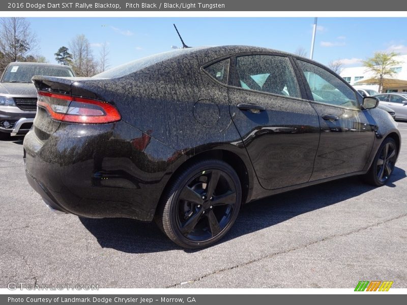 Pitch Black / Black/Light Tungsten 2016 Dodge Dart SXT Rallye Blacktop