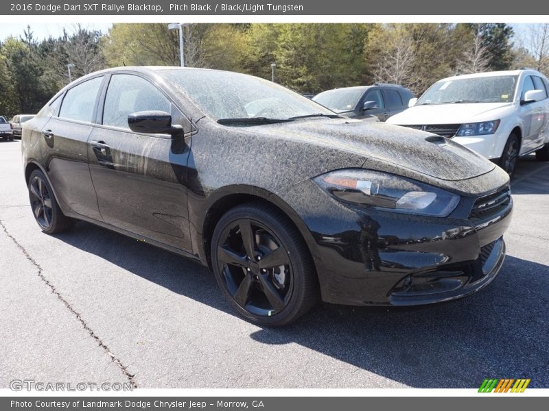 Pitch Black / Black/Light Tungsten 2016 Dodge Dart SXT Rallye Blacktop