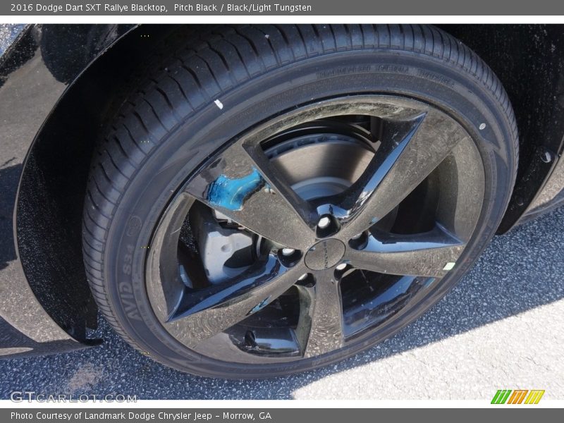 Pitch Black / Black/Light Tungsten 2016 Dodge Dart SXT Rallye Blacktop