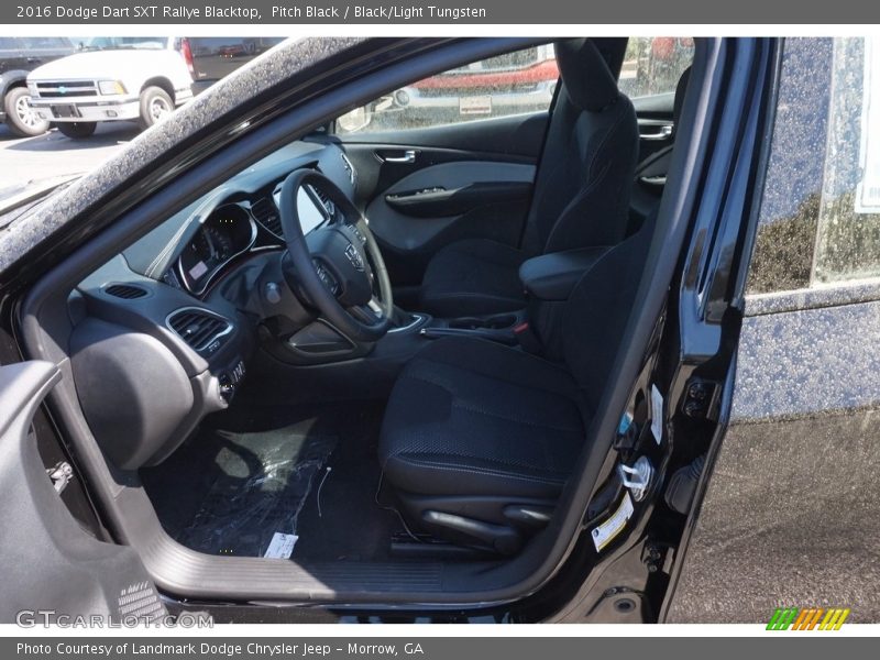 Pitch Black / Black/Light Tungsten 2016 Dodge Dart SXT Rallye Blacktop