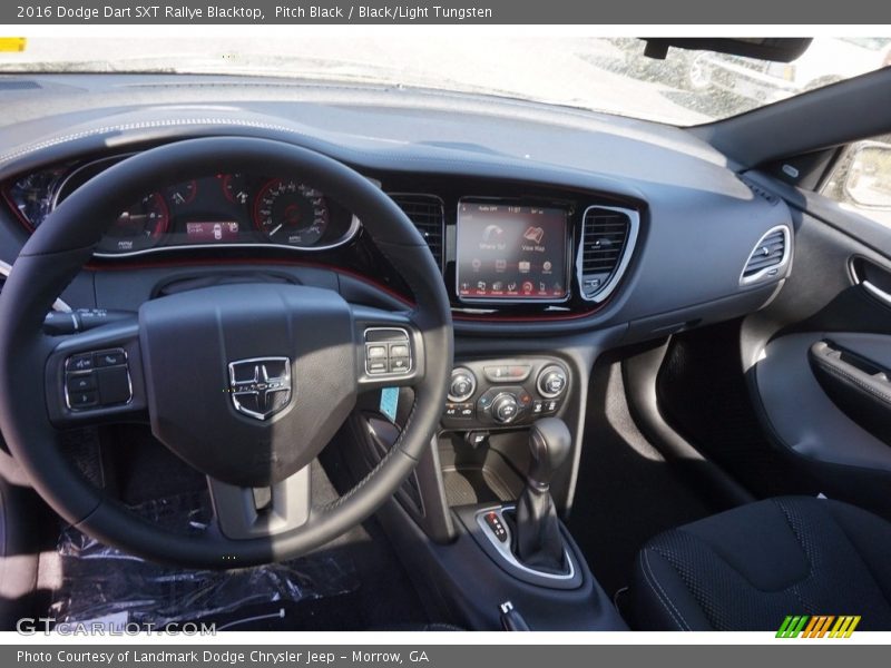 Pitch Black / Black/Light Tungsten 2016 Dodge Dart SXT Rallye Blacktop