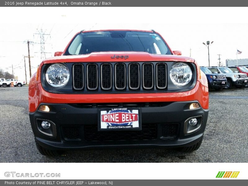 Omaha Orange / Black 2016 Jeep Renegade Latitude 4x4