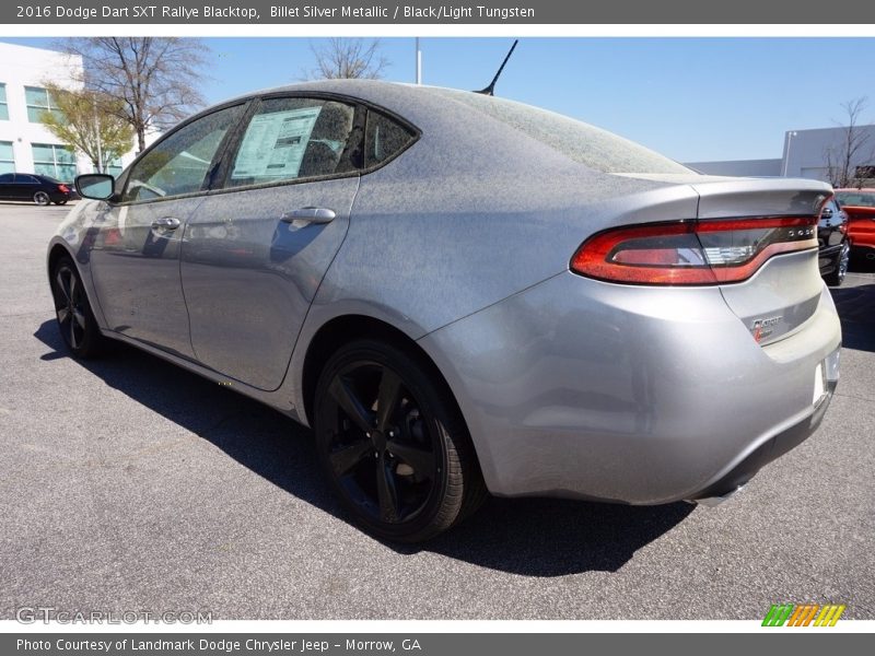 Billet Silver Metallic / Black/Light Tungsten 2016 Dodge Dart SXT Rallye Blacktop