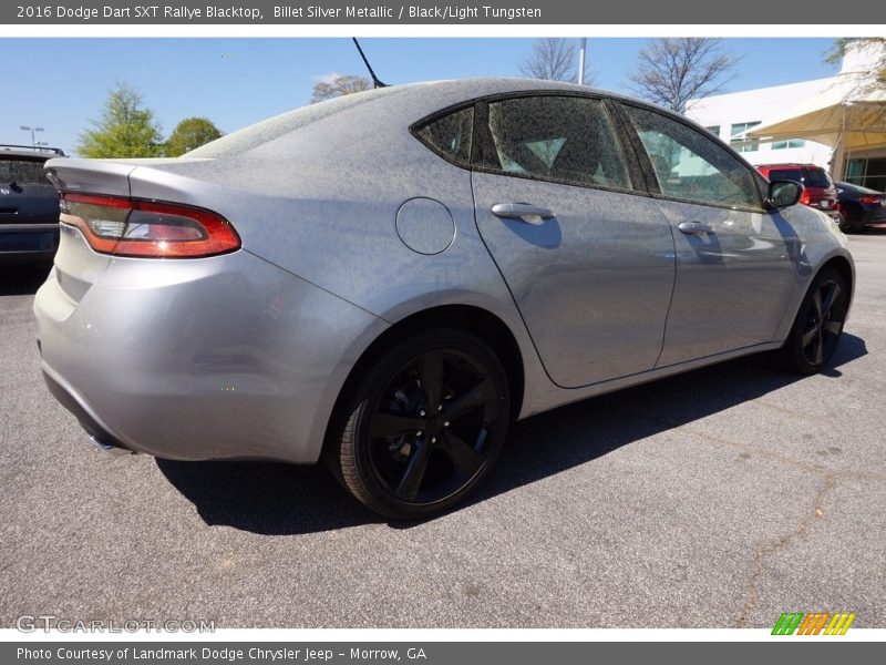 Billet Silver Metallic / Black/Light Tungsten 2016 Dodge Dart SXT Rallye Blacktop