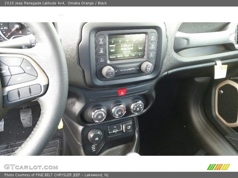 Omaha Orange / Black 2016 Jeep Renegade Latitude 4x4