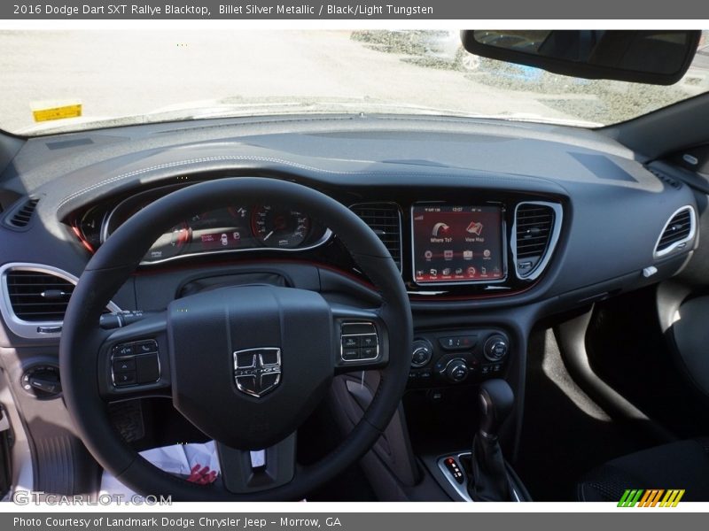 Billet Silver Metallic / Black/Light Tungsten 2016 Dodge Dart SXT Rallye Blacktop