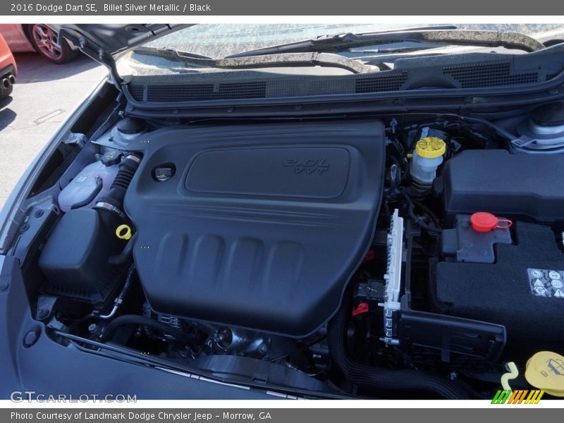 Billet Silver Metallic / Black 2016 Dodge Dart SE