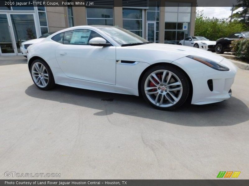 Polaris White / Jet 2016 Jaguar F-TYPE R Coupe