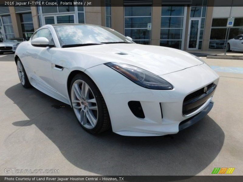 Polaris White / Jet 2016 Jaguar F-TYPE R Coupe