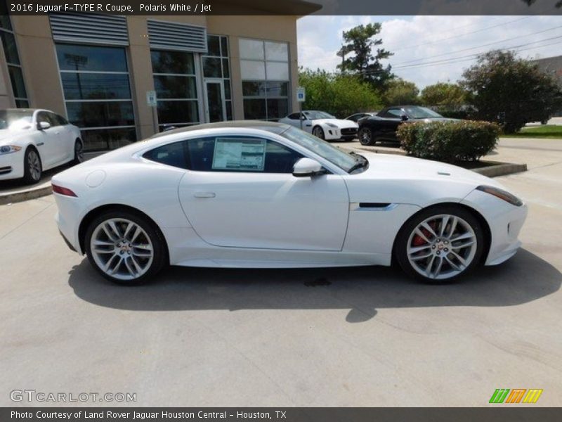 Polaris White / Jet 2016 Jaguar F-TYPE R Coupe