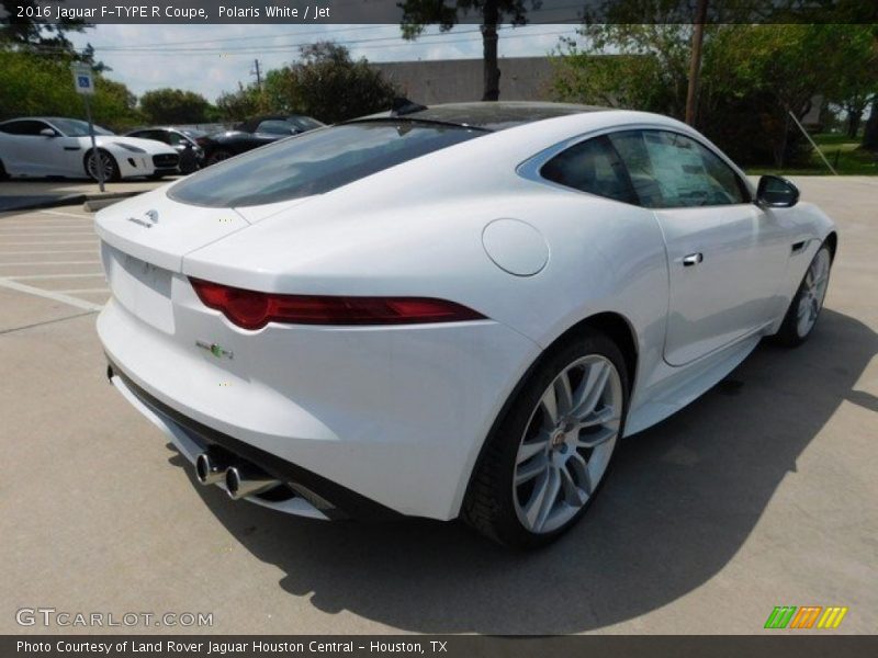 Polaris White / Jet 2016 Jaguar F-TYPE R Coupe