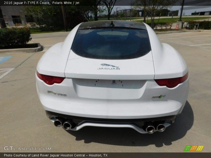 Polaris White / Jet 2016 Jaguar F-TYPE R Coupe