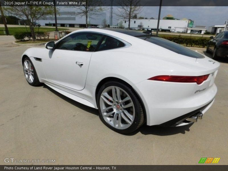 Polaris White / Jet 2016 Jaguar F-TYPE R Coupe