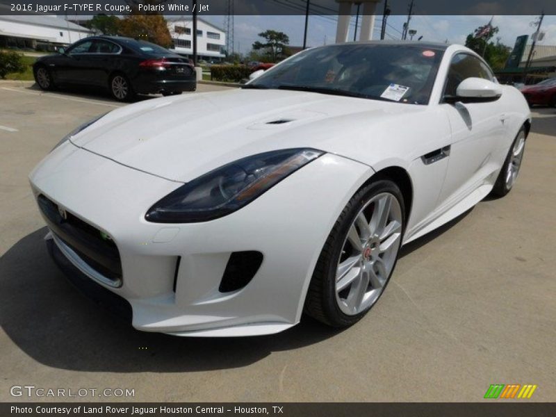 Polaris White / Jet 2016 Jaguar F-TYPE R Coupe