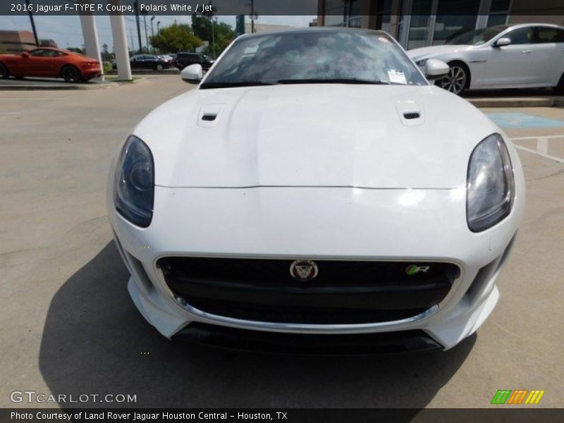 Polaris White / Jet 2016 Jaguar F-TYPE R Coupe